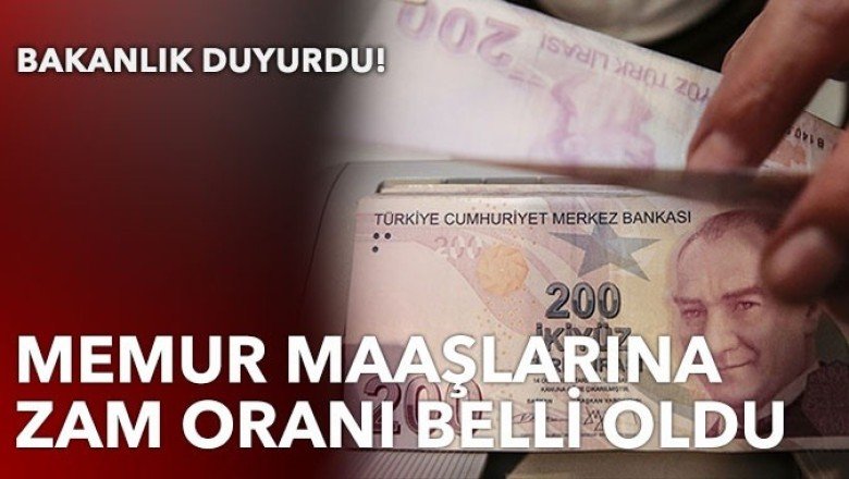 Memur maaşlarına zam oranı belli oldu