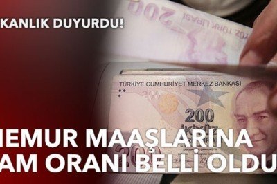 Memur maaşlarına zam oranı belli oldu