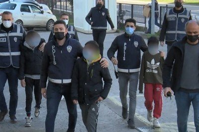 Ordu'da çaldıkları araçla İstanbul'da yakalanan 3 çocuk tutuklandı