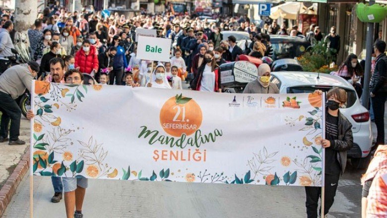Seferihisar'da turuncu şenlik
