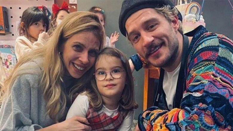 Uraz Kaygılaroğlu ve Melis İşiten kızları için bir arada