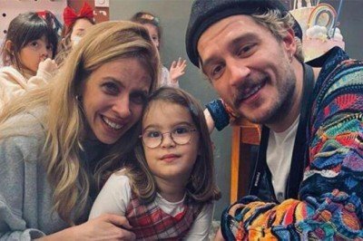 Uraz Kaygılaroğlu ve Melis İşiten kızları için bir arada