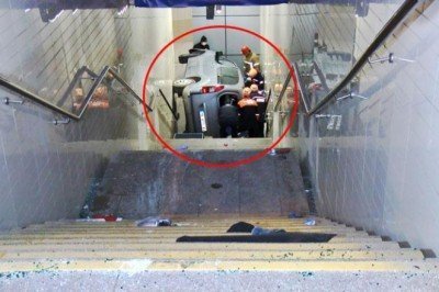 Akılalmaz kaza! Metro alt geçidine uçtu… - Posta