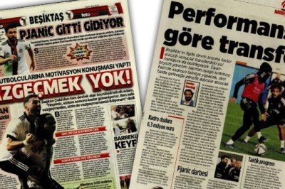Beşiktaş manşetleri! (2 Aralık)