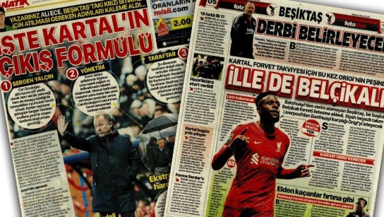 Beşiktaş manşetleri! (6 Aralık)