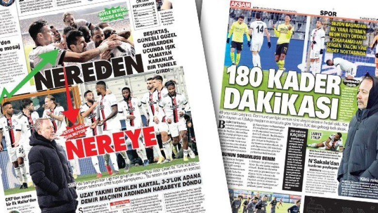 Günün Beşiktaş manşetleri! (9 Aralık)