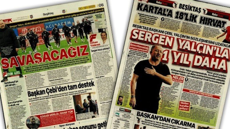 Manşetlerle Beşiktaş! (30 Kasım)