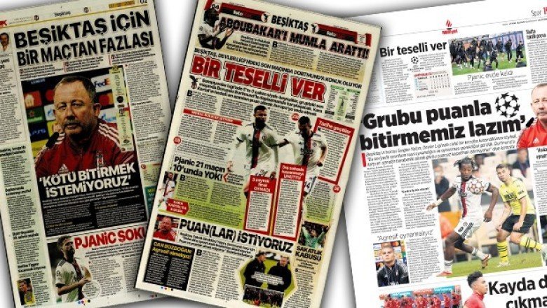 Manşetlerle Beşiktaş! (7 Aralık)