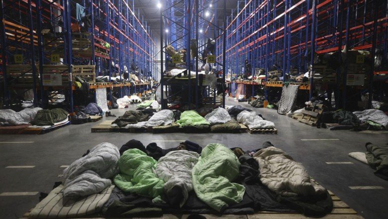 TRT Haber Belarus Göçmen Merkezi'nde