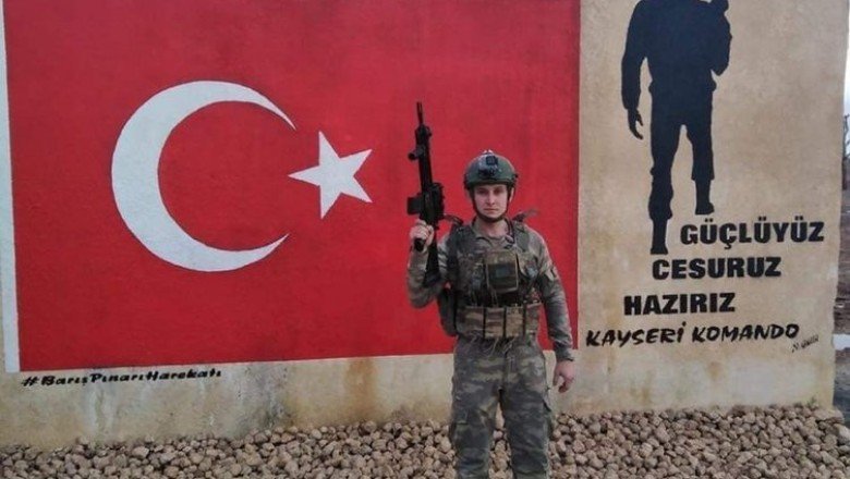 En acı veda! Şehidin nişanlısı yürekleri dağladı: Üniformasını giyip asker selamıyla uğurladı