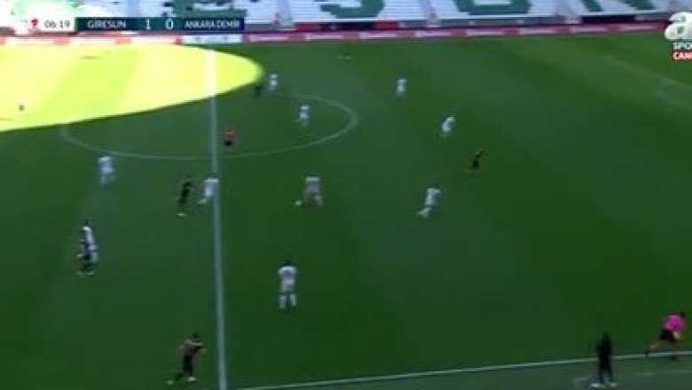 Giresunspor - Ankara Demirspor maçında Çekdar Orhan'dan alkışlanacak hareket!