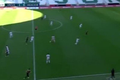 Giresunspor - Ankara Demirspor maçında Çekdar Orhan'dan alkışlanacak hareket!