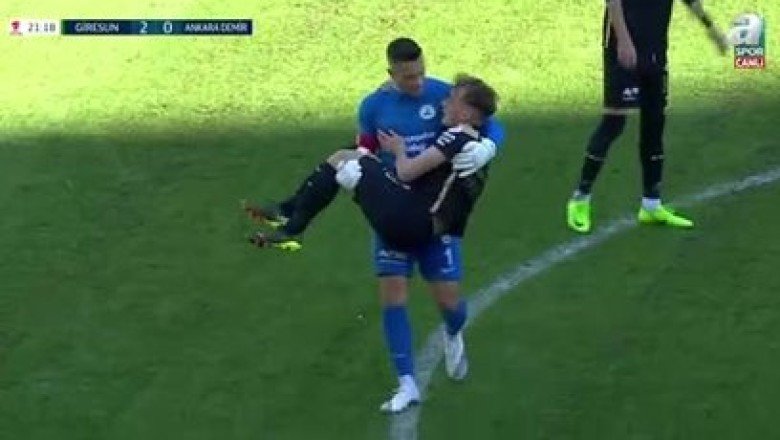 Giresunspor - Ankara  Demirspor maçında ilginç anlar!