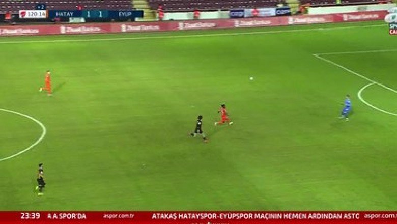 Hatayspor Eyüpspor maçında ilginç anlar! Mame Diouf...