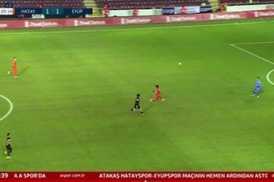 Hatayspor Eyüpspor maçında ilginç anlar! Mame Diouf...