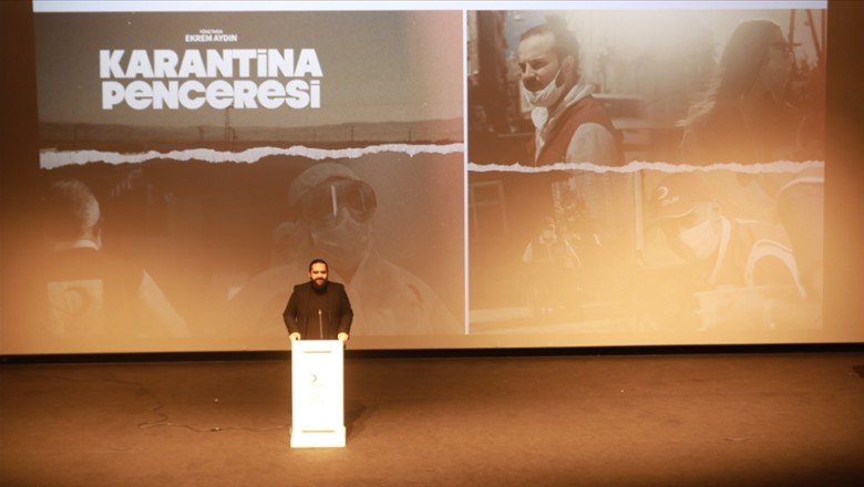 Kızılay gönüllülerinin fedakarlığını anlatan 'Karantina Penceresi' filmi vizyonda