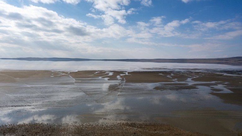 Tuz Gölü'nde kuraklık alarmı: Çekilme oranı yüzde 65
