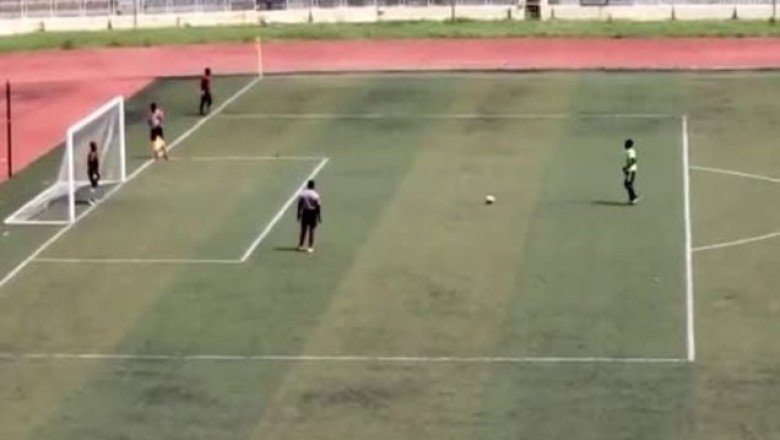 Yok böyle penaltı! Yaklaşık 35 metre gerildi ve...