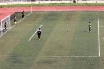 Yok böyle penaltı! Yaklaşık 35 metre gerildi ve...