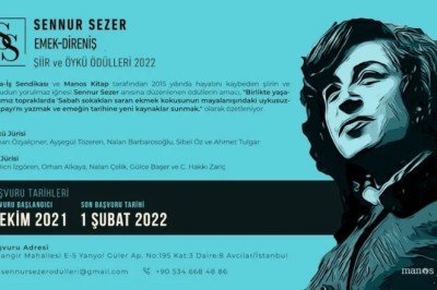 Sennur Sezer Emek-Direniş Şiir ve Öykü Ödülleri'ne başvurular başladı