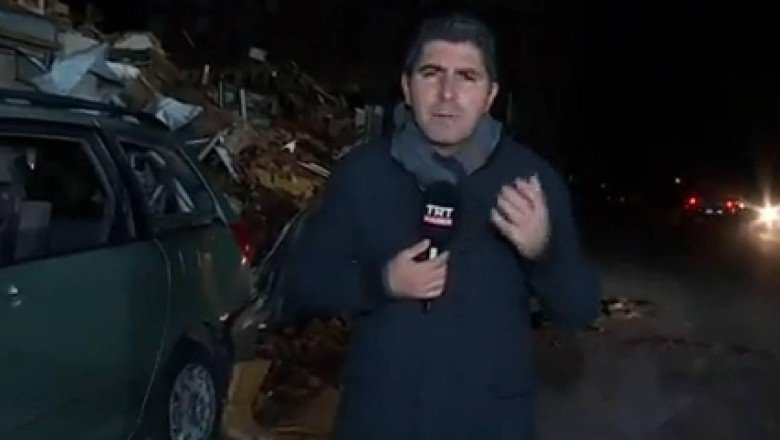 TRT Haber felaketin sıfır noktasında