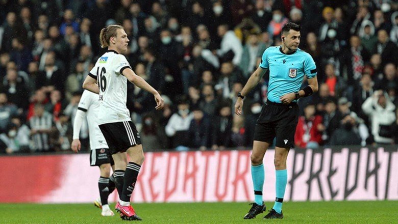Beşiktaş'ta Serdar Saatçı'dan alkışlanacak hareket! Hakem teşekkür etti