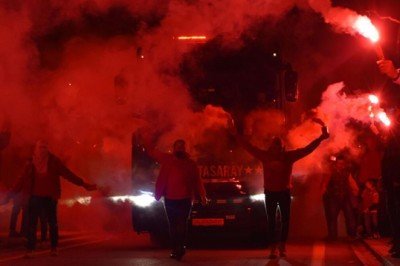 Galatasaray'a Sivas’ta coşkulu karşılama