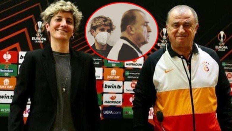 Lazio-Galatasaray maçına damga vuran tercüman Nazlı Birgen'in paylaşımı duygulandırdı! 'Fanatik Beşiktaşlı olarak...'