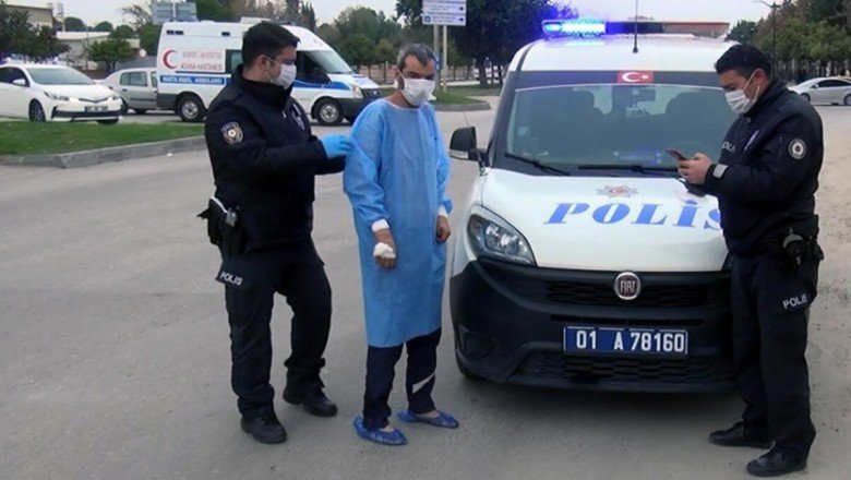 Adana'da garip olay! Hastaneden böyle kaçtı