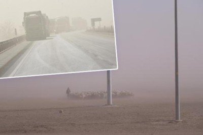 Kum fırtınasının nedeni, yanlış toprak kullanımı