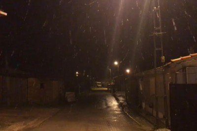 İstanbul'da beklenen kar yağışı başladı