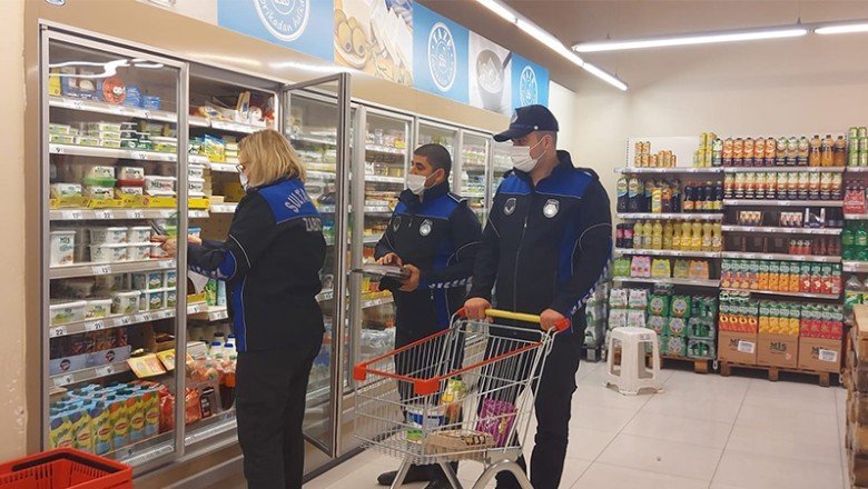 Marketlerde fiyat ve stok denetimi yapıldı
