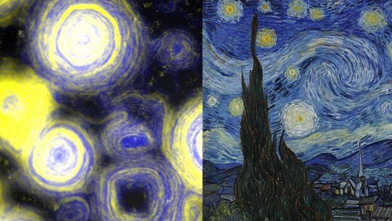 Mutant bakteriler yanlışlıkla Van Gogh'un tablosunu yaptı