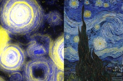 Mutant bakteriler yanlışlıkla Van Gogh'un tablosunu yaptı