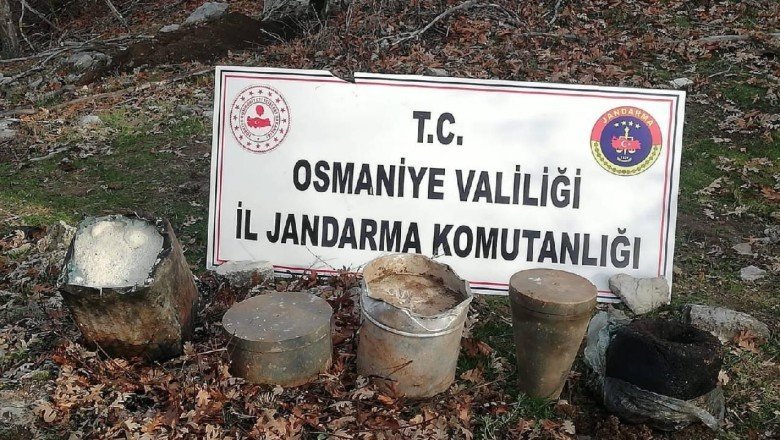 Amanoslar'da terör operasyonu: 180 kilogram patlayıcı ele geçirildi