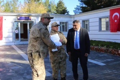 Down sendromlu Osman'ın asker olma hayali gerçek oldu