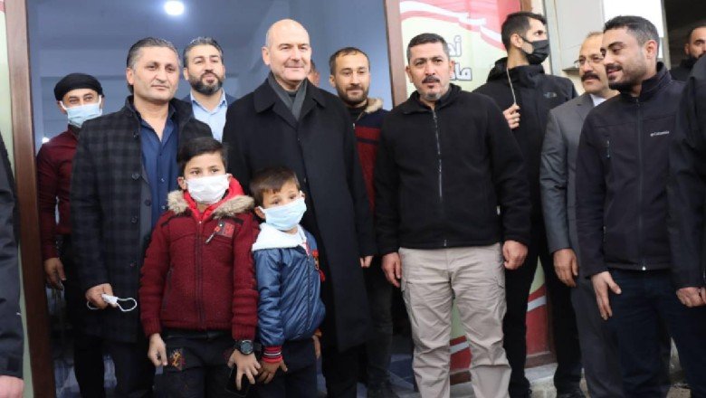 Bakan Soylu'dan Suriye'nin kuzeyine ziyaret