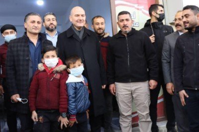 Bakan Soylu'dan Suriye'nin kuzeyine ziyaret