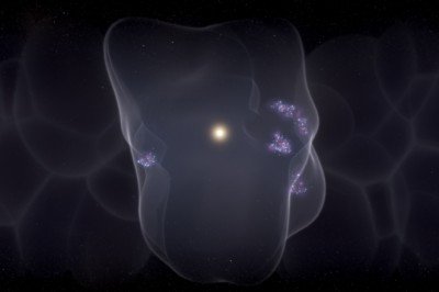 Gökbilimciler Dünya'nın tam merkezinde yer aldığı dev balonu haritalandırdı: 