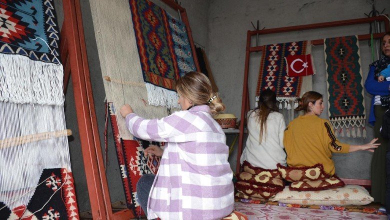 300 yıllık kilim geleneği ilmek ilmek yaşatılıyor
