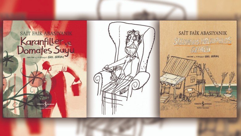 Çizgi Ustası Birol Bayram'dan üç kitap birden: "Yüz Çizgileri", "Karanfiller ve Domates Suyu", "Stelyanos Hrisopulos Gemisi"