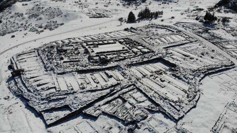 'Dünyanın belleği' Hattuşa kar altında