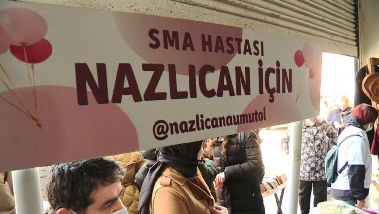 El emeği ürünler SMA'lı Nazlıcan için satıldı