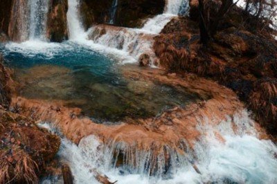 Hacıkodal Kocabor Şelalesi doğa tutkunlarının uğrak yeri oldu