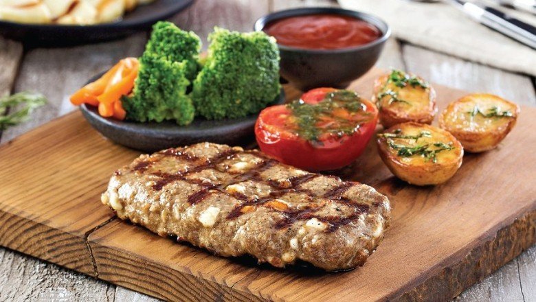 Hellimli steak köfte