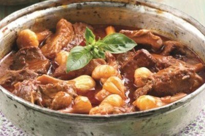 Kuzu etli sarımsak tavası