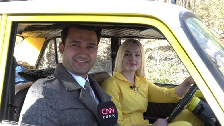 Otomobili "Limon" ile Türkiye'yi geziyor