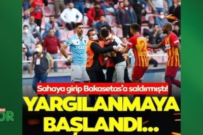 Sahaya girip Bakasetas’a saldırmıştı! Yargılanmaya başlandı…