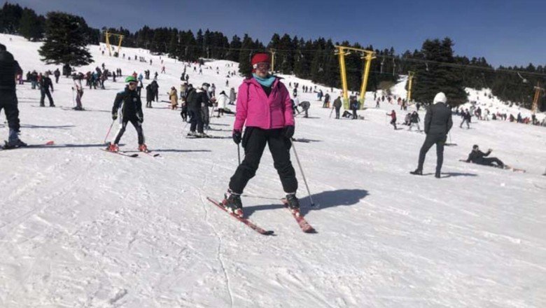 Uludağ'da 'hafta sonu' yoğunluğu