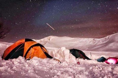 Uludağ'da milyon yıldızlı kamp